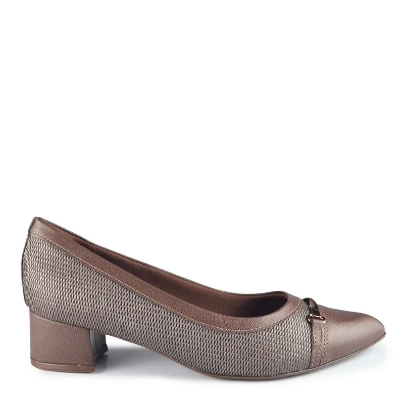 Sapato Piccadilly Feminino 739099 01 NP MADEIRA/MADEIR 34