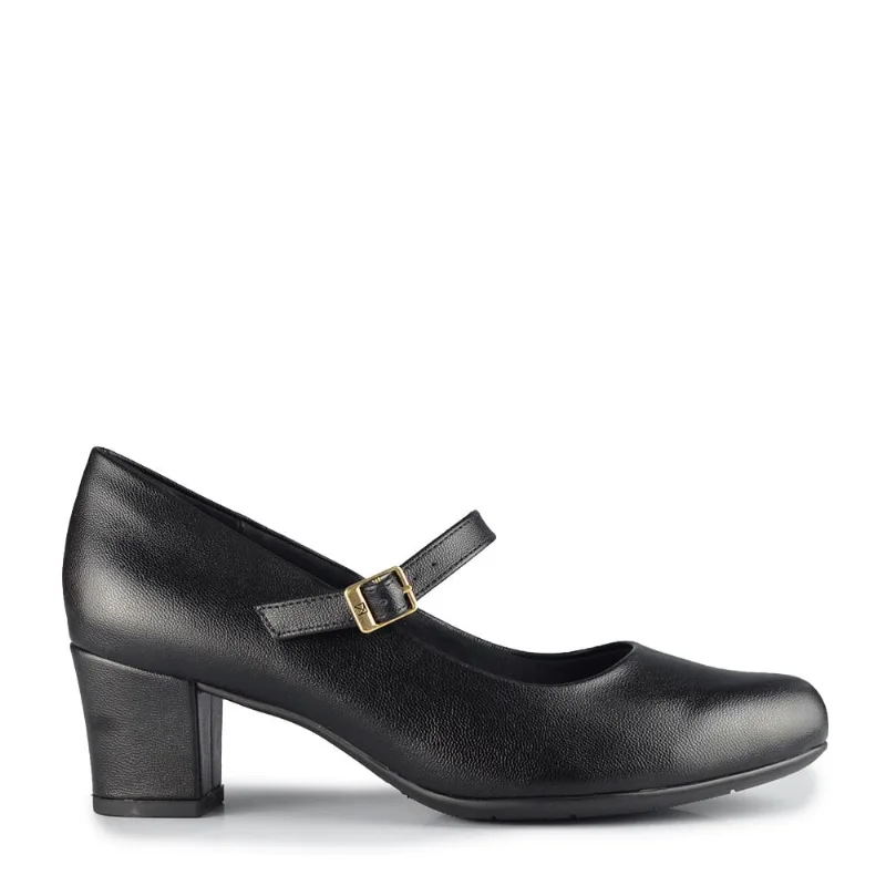 Sapato Piccadilly Feminino Salto Médio 110163 61 NAPA PRETO 39