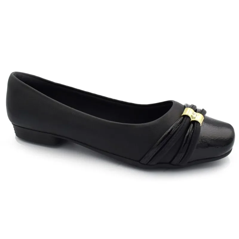 Sapatilha Feminina Piccadilly Preto 250276 33