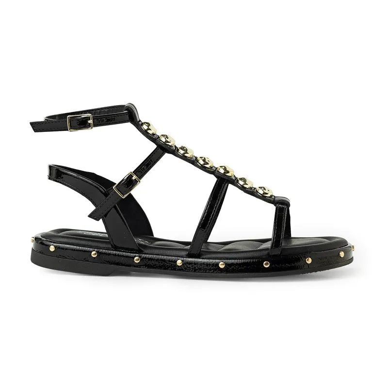 Rasteirinha Carol Dieckmmann Preto 40