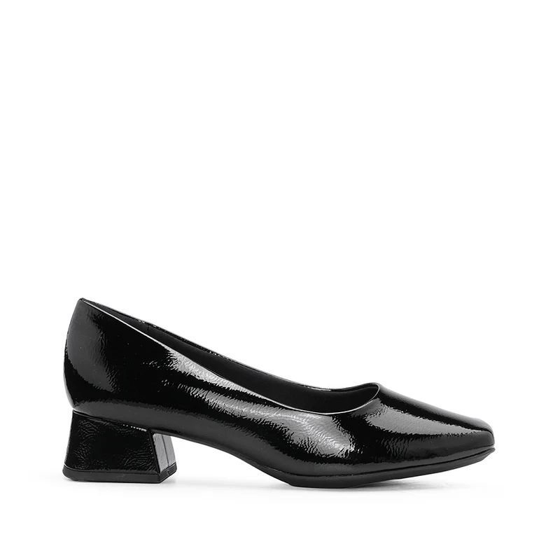 Sapato Salto Médio Mulher Verniz Preto 38