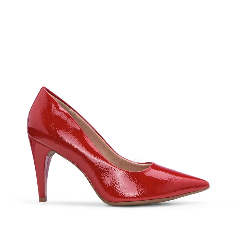 Sapato Salto Alto Mulher Verniz Vermelho 40
