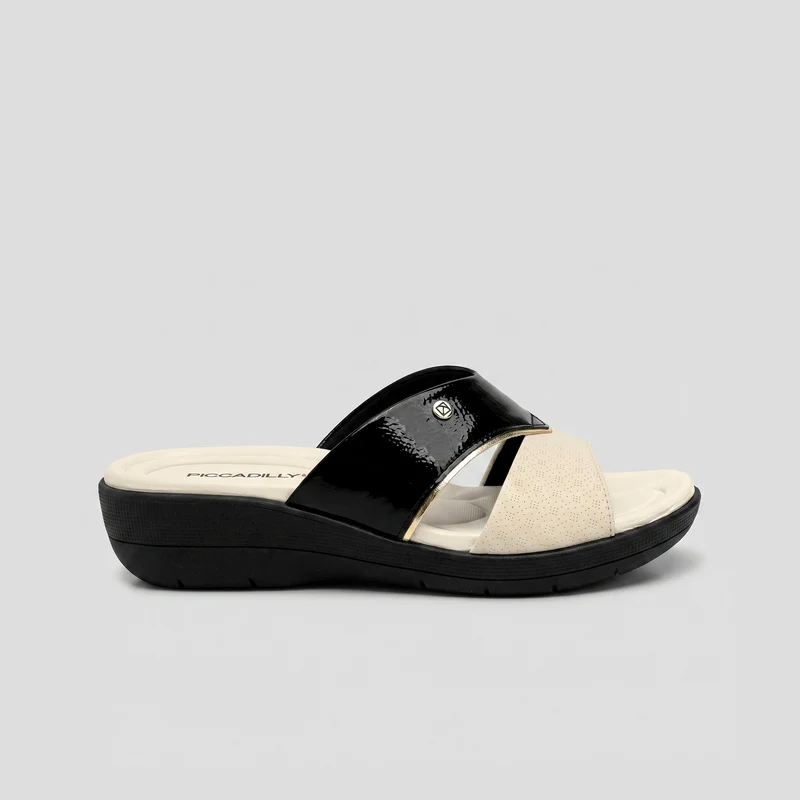 Sueco Fascite NEGRO-BEIGE / 37 - Piccadilly