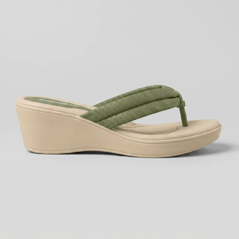 Chinelo Cecilia Anabela Verde Oliva 39