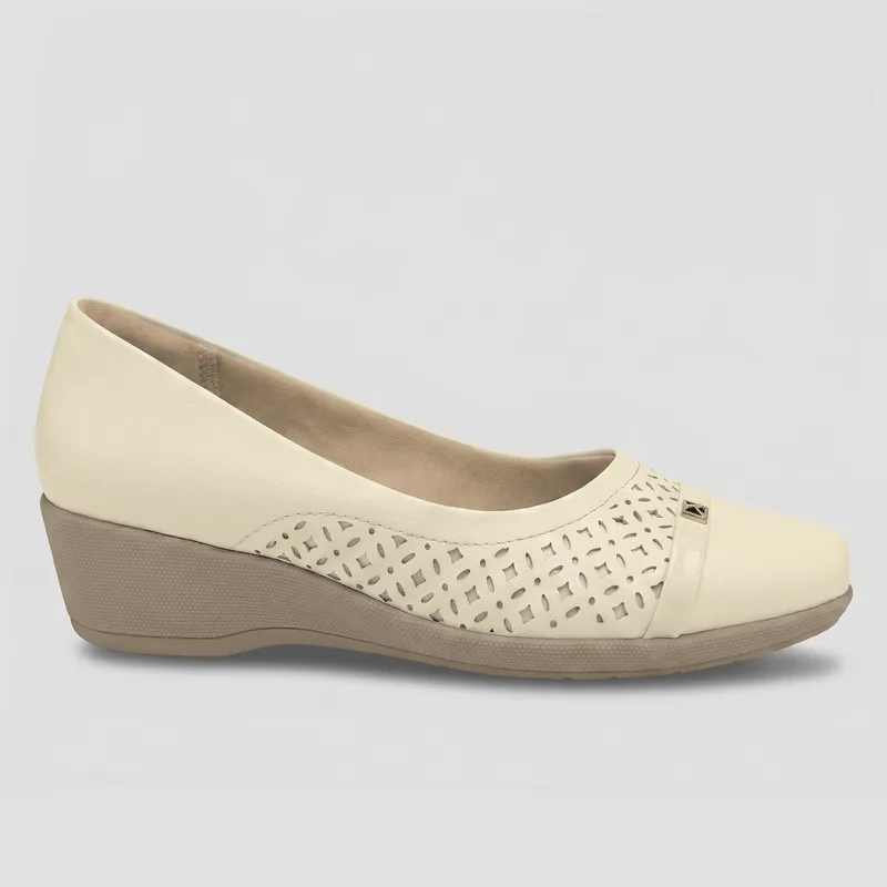 Sapatilha Ivone Anabela Off White 37