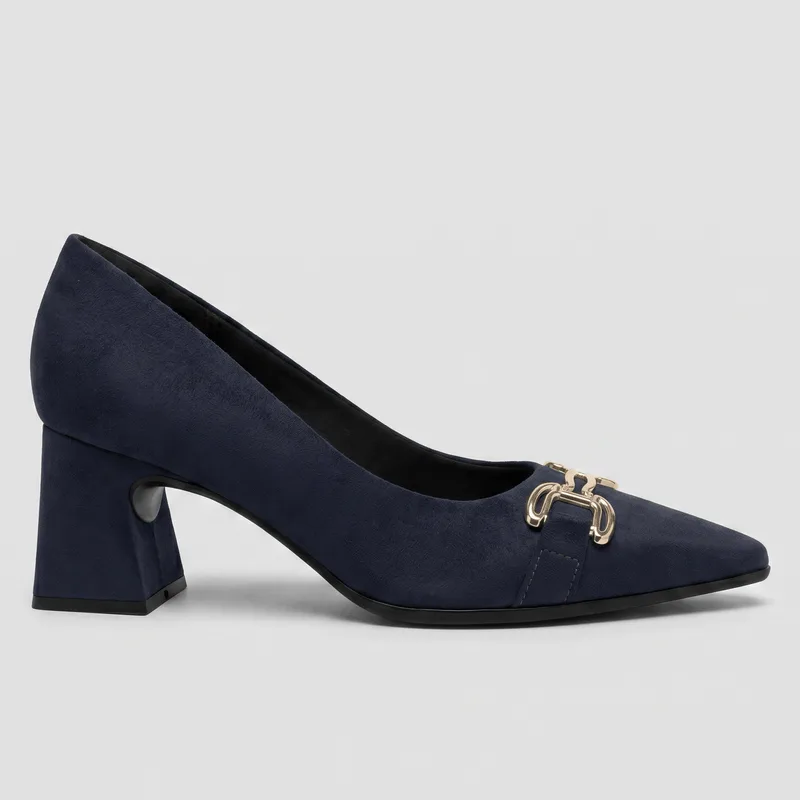 Scarpin Irene Salto Alto Navy 39
