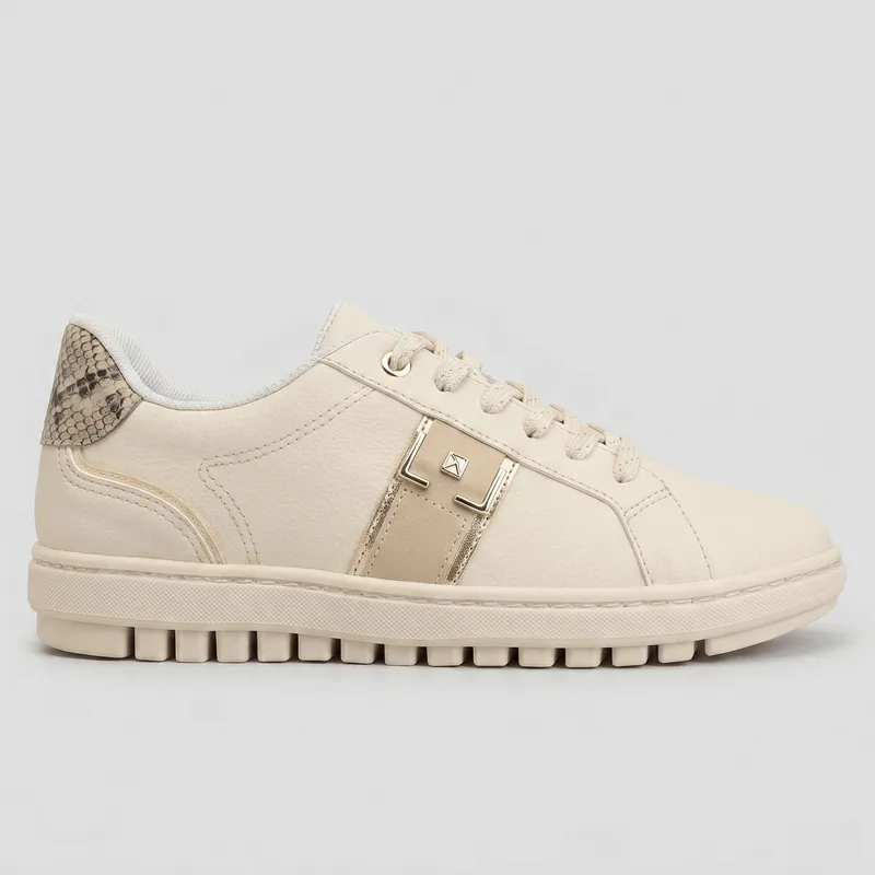 Tênis Franciele Off White com Brule 37