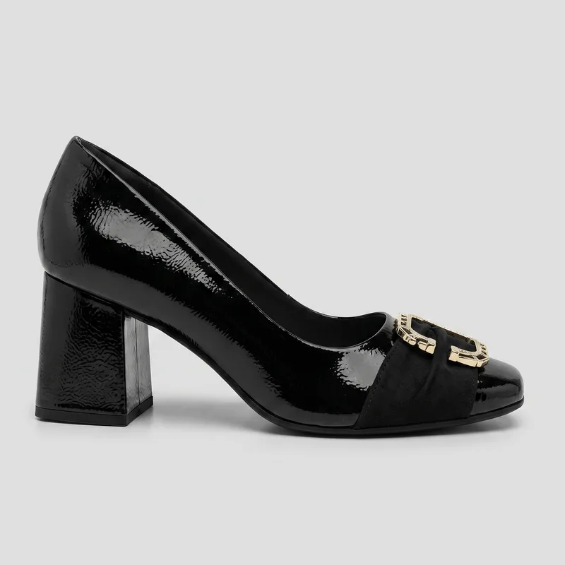 Scarpin Daniela Salto Alto Preto 35