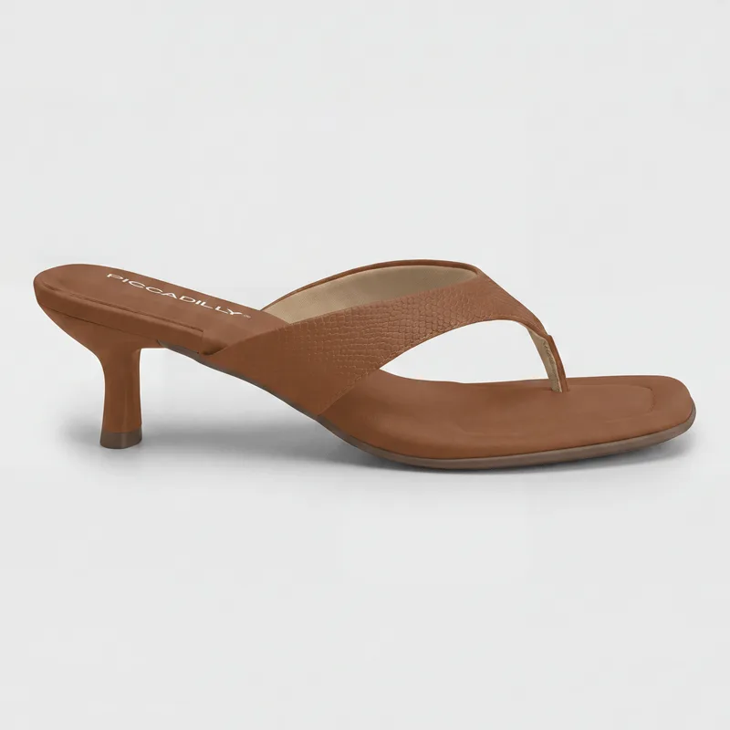 Tamanco Rita Salto Alto Ocre 40