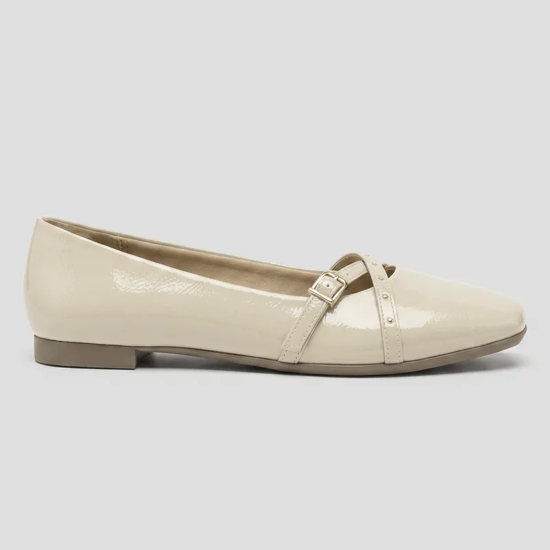 Sapatilha Vanessa Off White 33