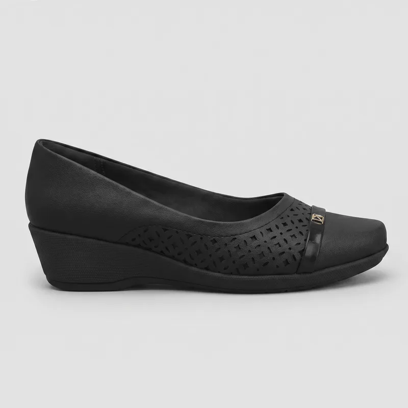 Sapatilha Ivone Anabela Preto 35
