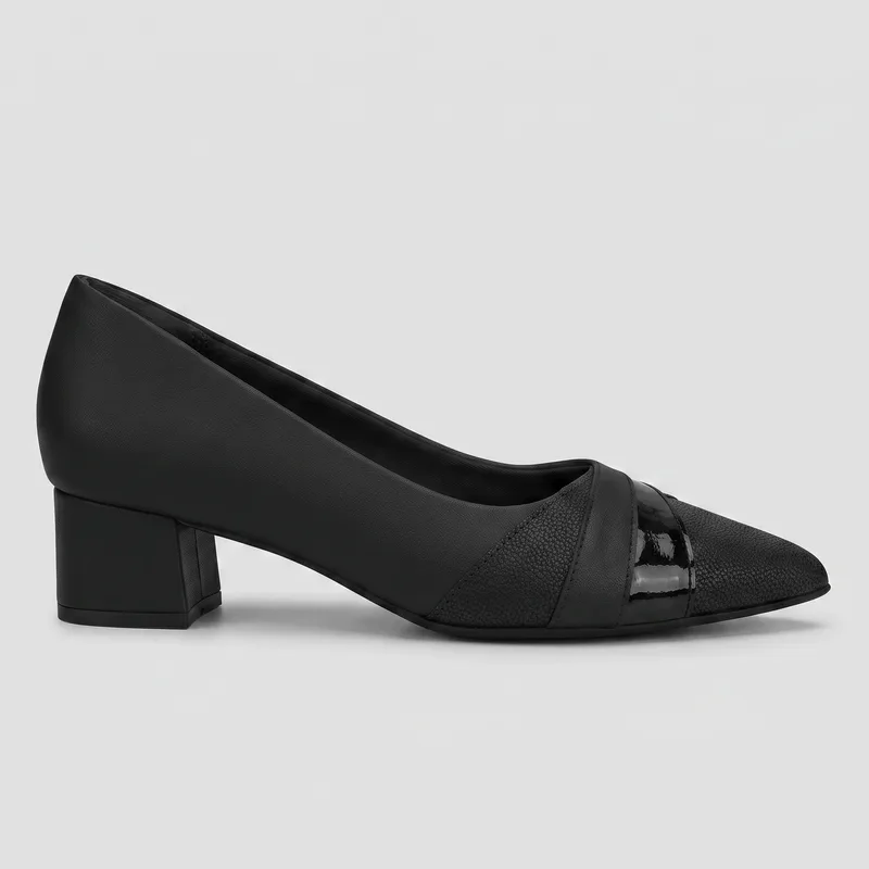 Scarpin Taci Salto Médio Preto 35