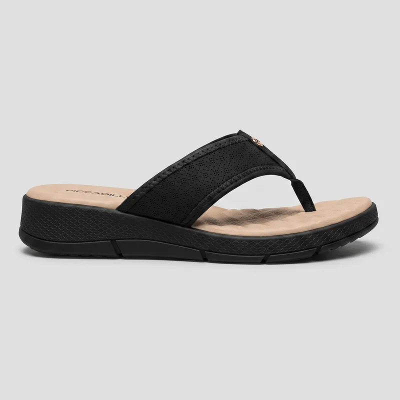 Chinelo Esporão Salto Médio Preto 41