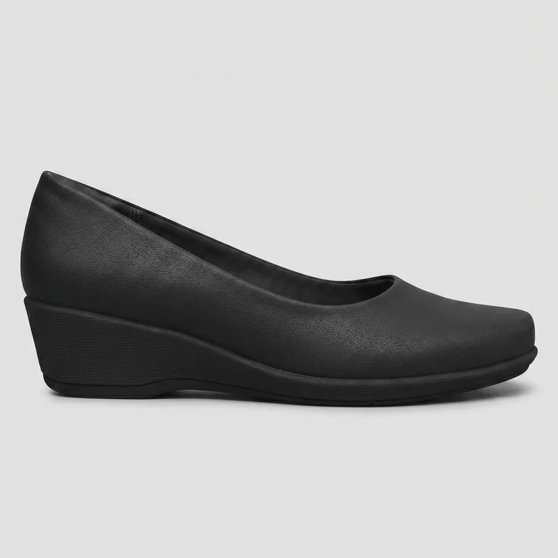 Sapatilha Ivone Anabela Preto 42