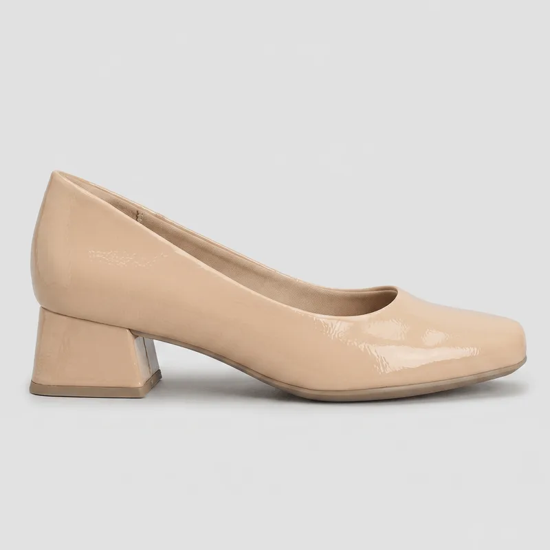 Scarpin Tati Salto Médio Rose 39