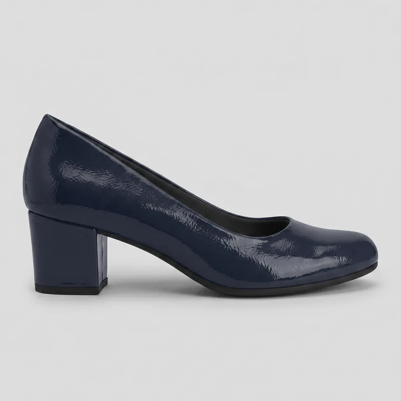 Scarpin Laura Salto Médio Navy 42