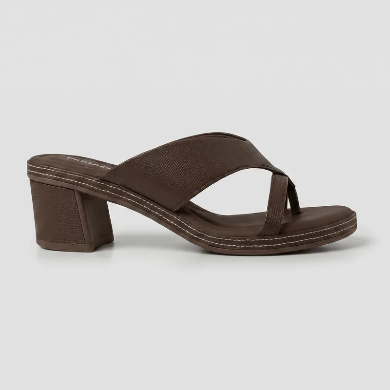 Tamanco Paola Salto Médio Cacau 34