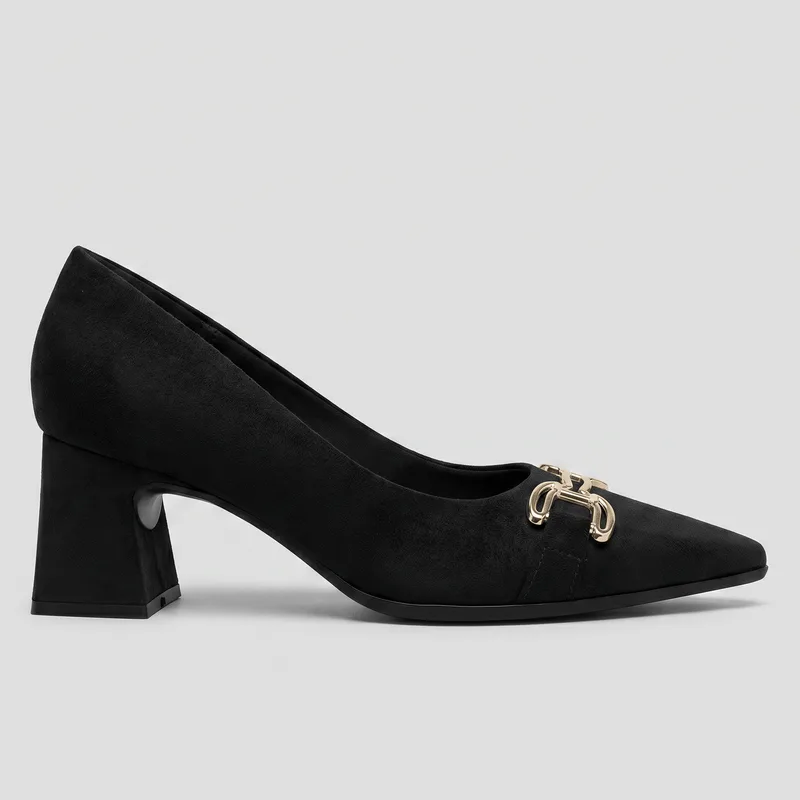 Scarpin Irene Salto Alto Preto 38