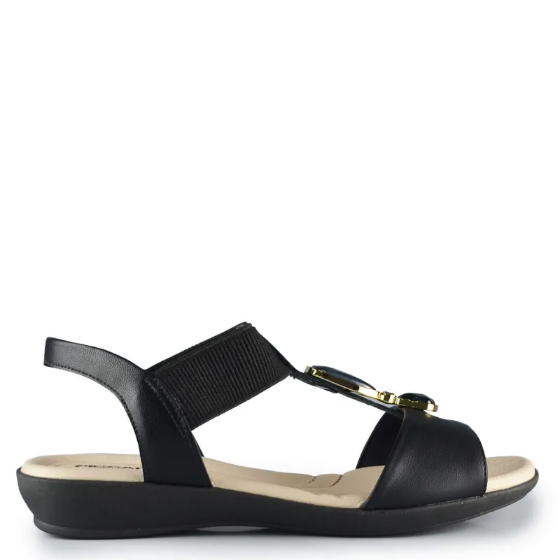 Sandália Anabela Piccadilly Feminina 500442 006 PRETO 38