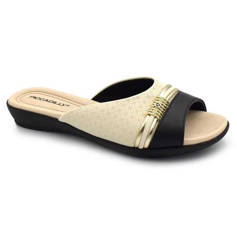 Tamanco Feminino Piccadilly Off White 500444 34