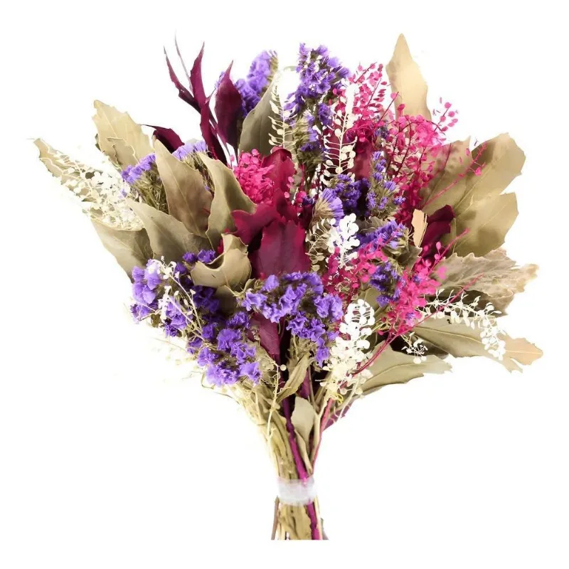Buquê P Mix Lilás Flores Secas Decorar Presente