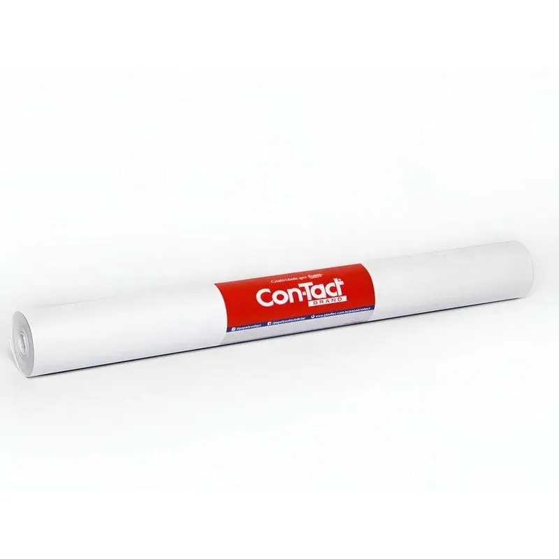 Plastico Adesivo Contact Branco Fosco 45cm Com 10 Metros