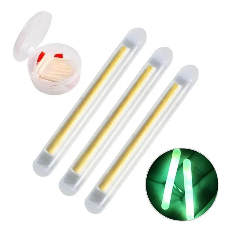 10x 50 Luz Química Bastão Luminoso Para Pesca Noturna