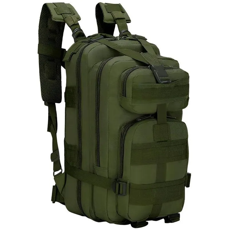 Mochila Tática Cargueira 30l Verde Militar Resistente À Água