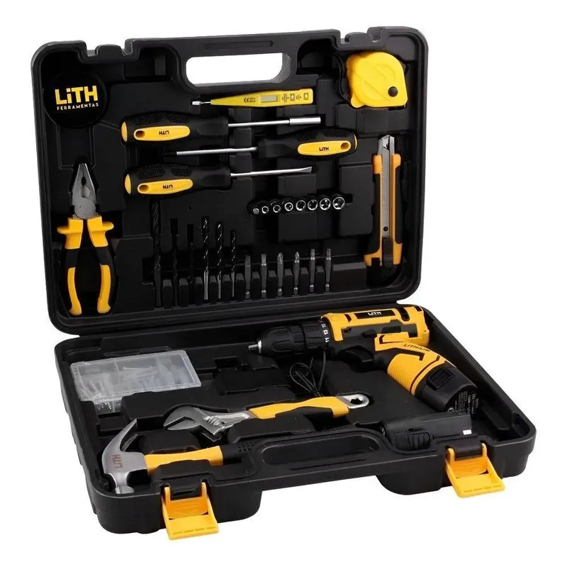 Parafusadeira/furadeira A Bateria 12v Lítio E Acessórios