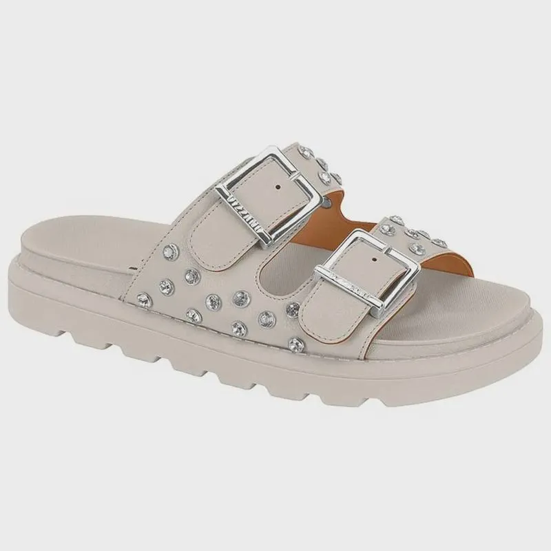 Chinelo Feminino Tratorado Pedrarias Cinza Vizzano 6510.109