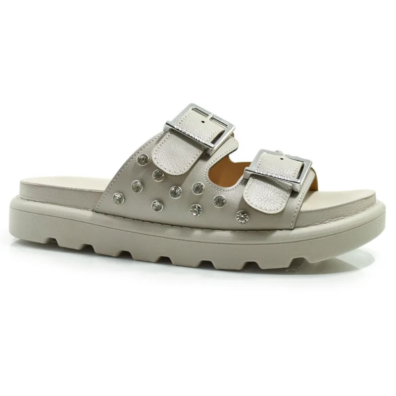 Sandália Flat Feminina Vizzano Off White 6510.109.28918 36