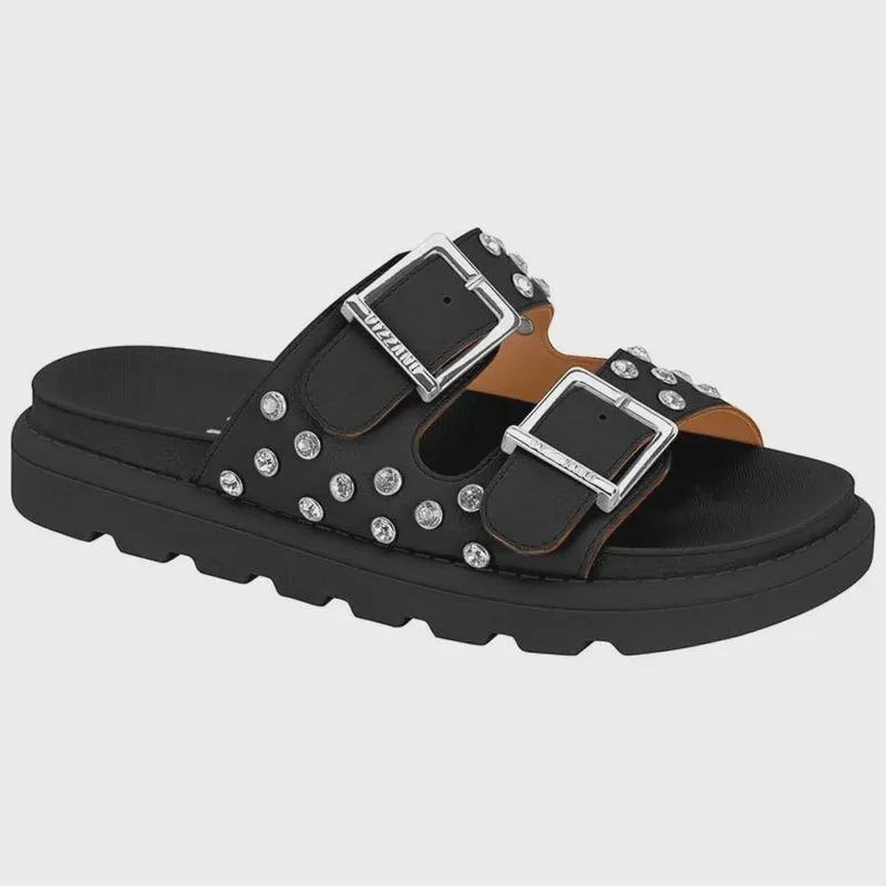Chinelo Feminino Tratorado Preto Vizzano 6510.109