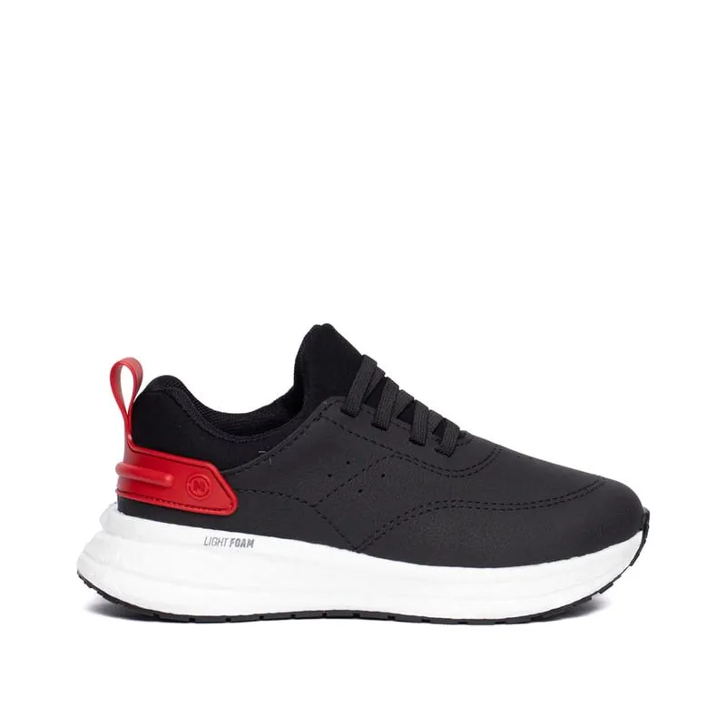 Tênis Infantil Molekinho Napa Preto/Branco - 32