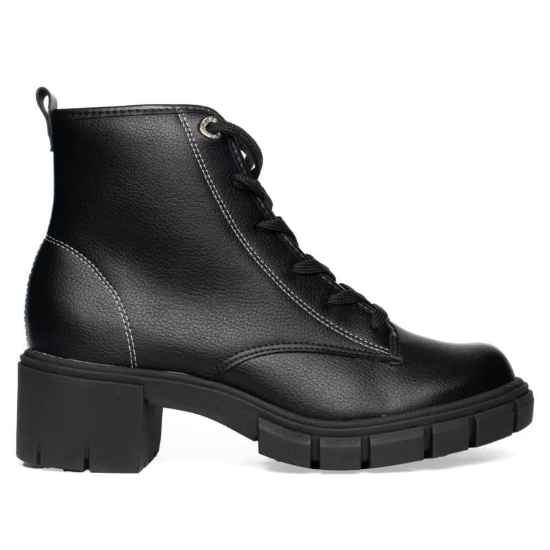 Coturno Feminina Moleca com Cadarço Preto - 38