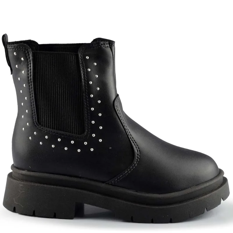 Bota Infantil Molekinha Feminina 2182.110 27457 NAPA PRETO 31