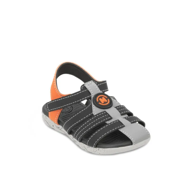 Sandália Papete Molekinho MK25-21357 24 / Laranja/Preto