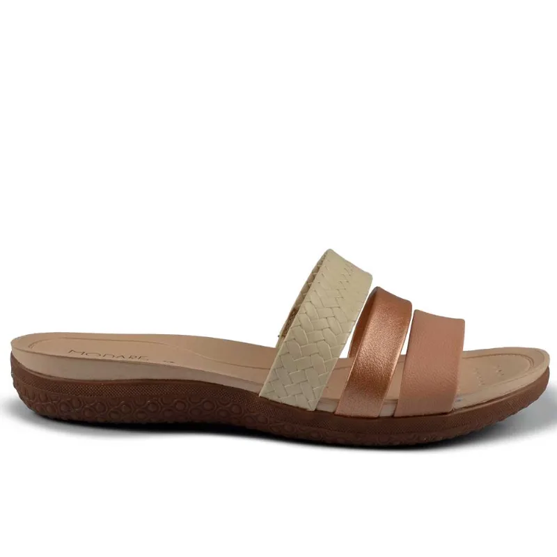 Sandália Papete Modare Feminina TM 7125.200 29455 CREME/NUDE 36