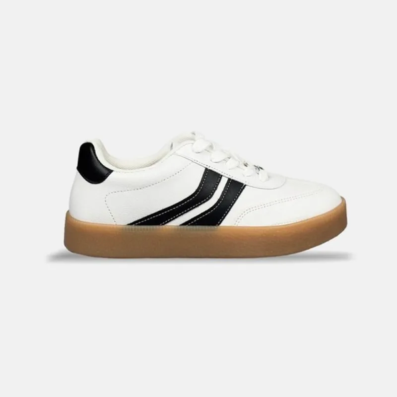 Tênis Vizzano Casual Sola Reta Urban 1444.100 36 / Branco/Preto