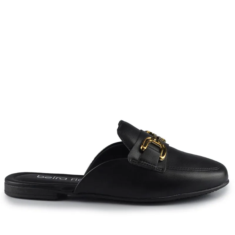 Mule Beira Rio Feminino 4323.100 9569 NP PRETO 36