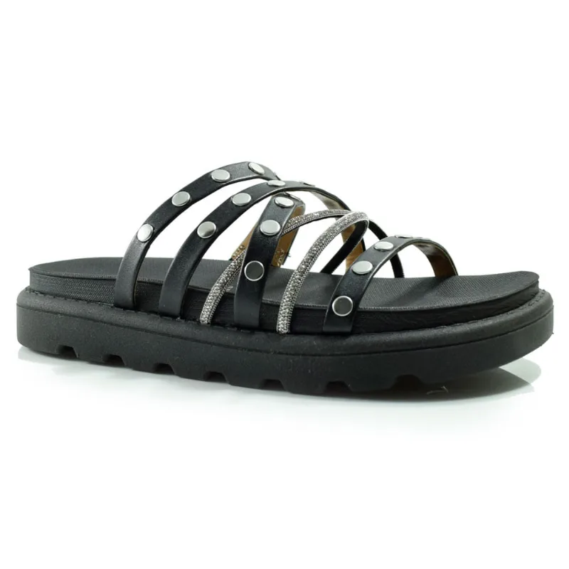 Sandália Flat Feminina Vizzano Preto 6510.112.27850 35