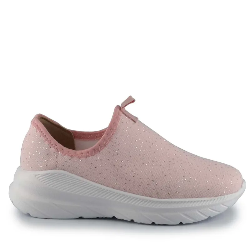 Tênis Infantil Molekinha Feminino 2584.100 26295 TEC MULTI ROSA 28