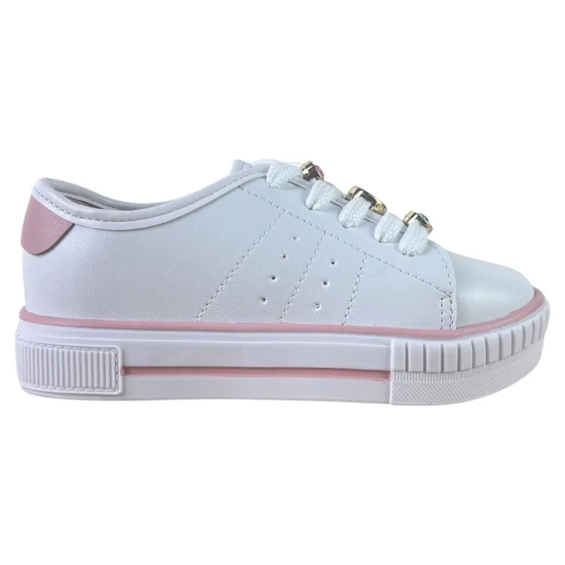 Tênis Infantil Menina Plataforma Molekinha Smiles Original