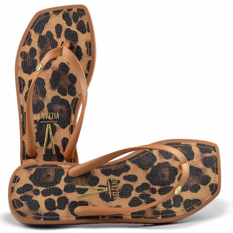 Chinelo Vizzano Feminino 6531.100 MULTI 29630 NP ONCA/CAMEL 39