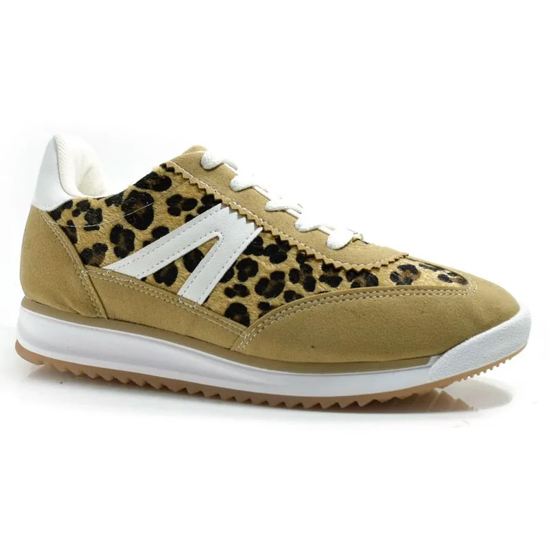 Tênis Casual Feminino Vizzano Bege 1450.102.29615 38