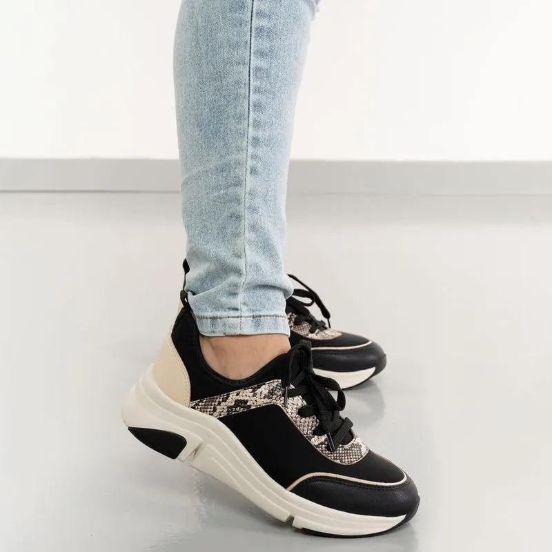 Tênis Modare Chunky Feminino Preto PRETO - 34
