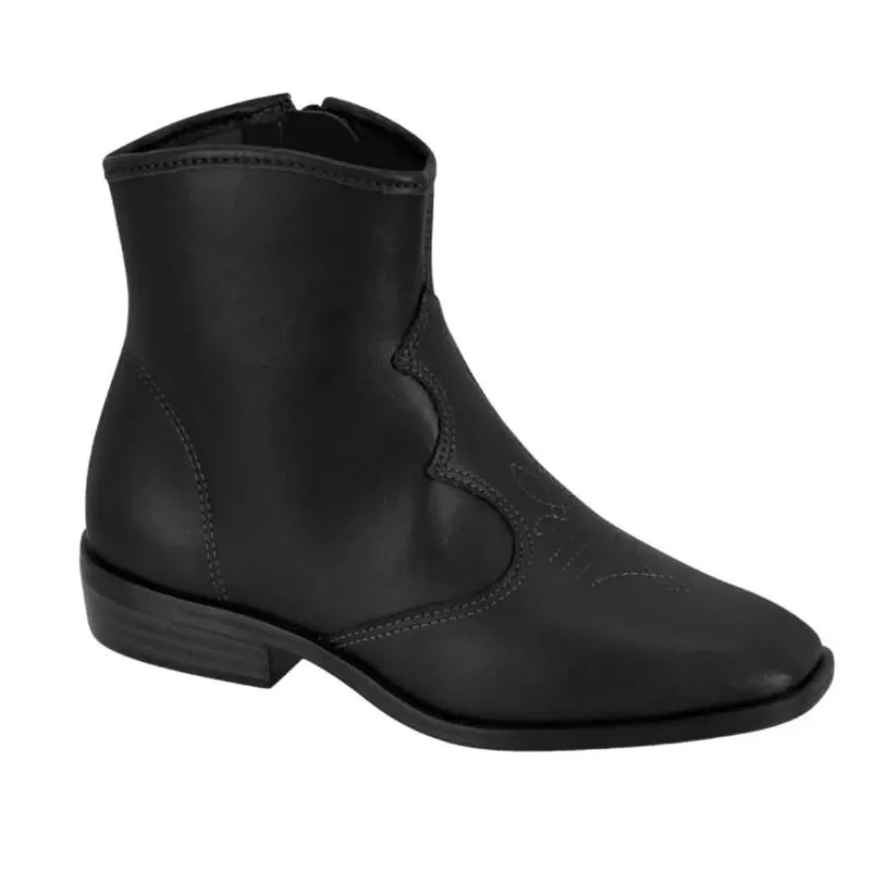 Bota Infantil Feminina Molekinha Western 36 / NAPA-BERLIM-PRETO