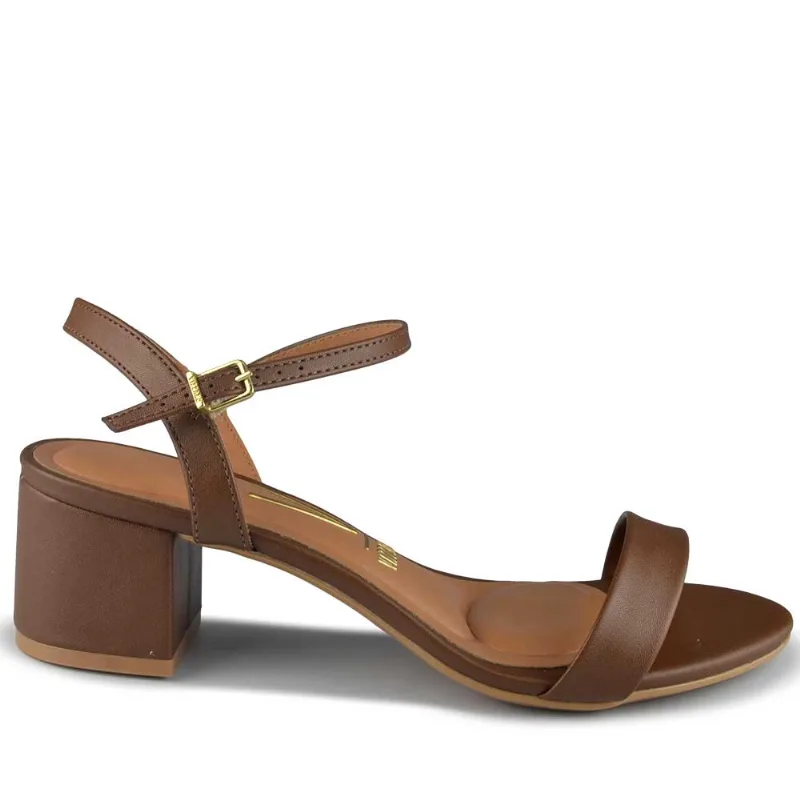 Sandália Vizzano Feminina Salto Baixo Bloco 6291.900 PELICA 8389 PEL CAPUCCINO 39