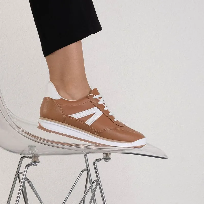 Tênis Vizzano Casual Feminino Marrom Marrom - 36