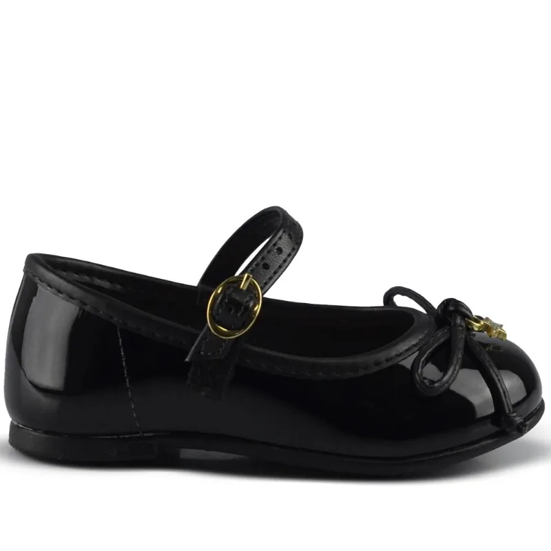 Sapatilha Infantil Molekinha Feminina 2106.1065 13488 VZ PRETO 25