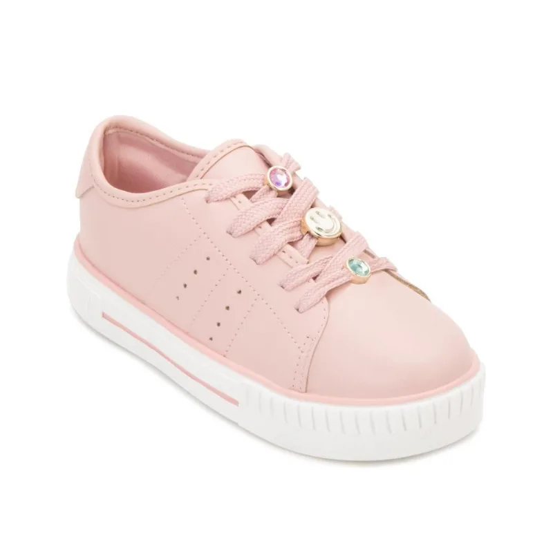 Tênis Casual Molekinha RB MK25-25651 34 / Rosa/Branco